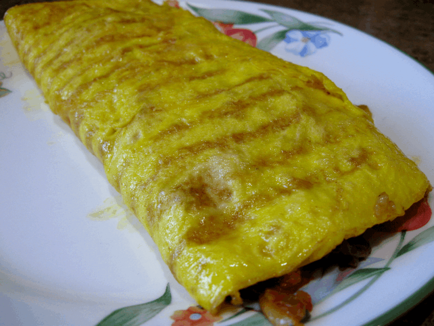 kimchi omelet