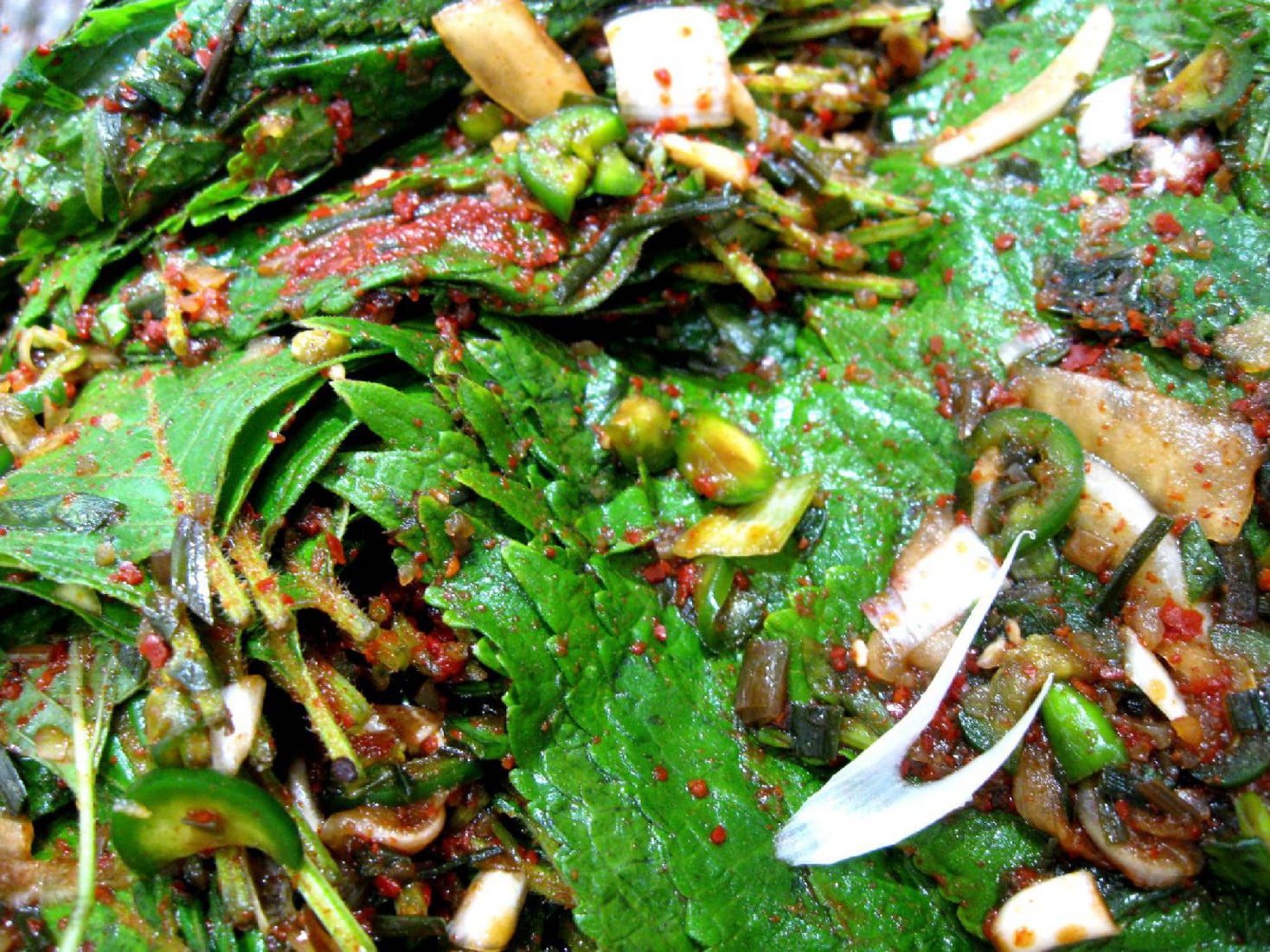Kkaenip (Perilla) Kimchi