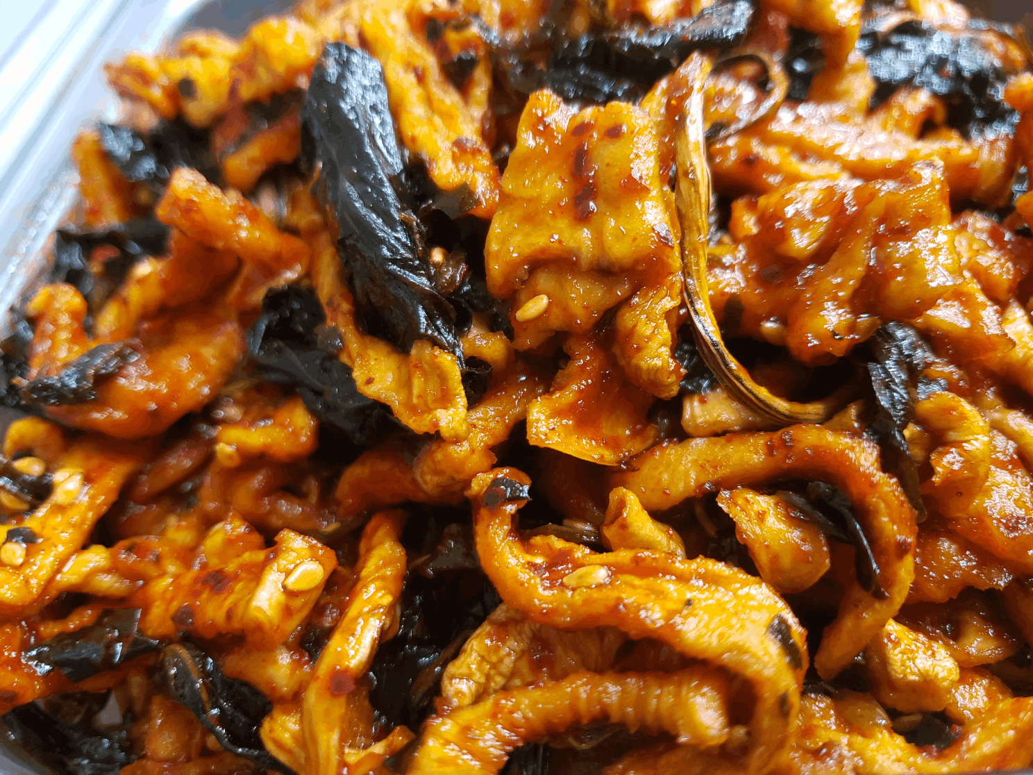 Mumallaengi Muchim , (Dried and Seasoned Korean Radish)