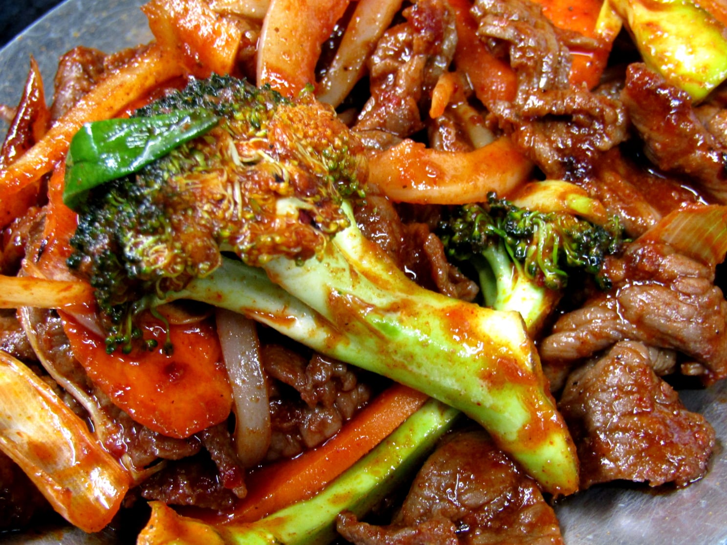 Spicy beef bulgogi